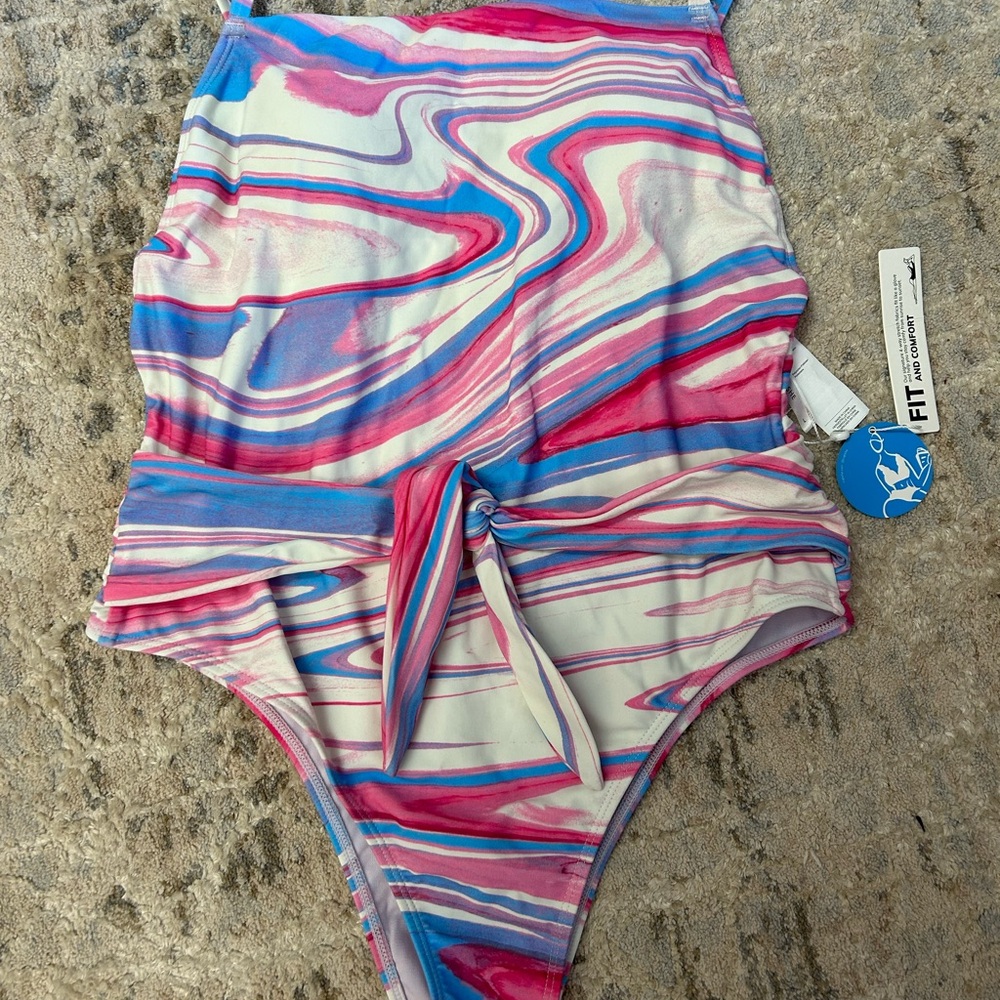 Colorful Swirl One-Piece Swimsuit